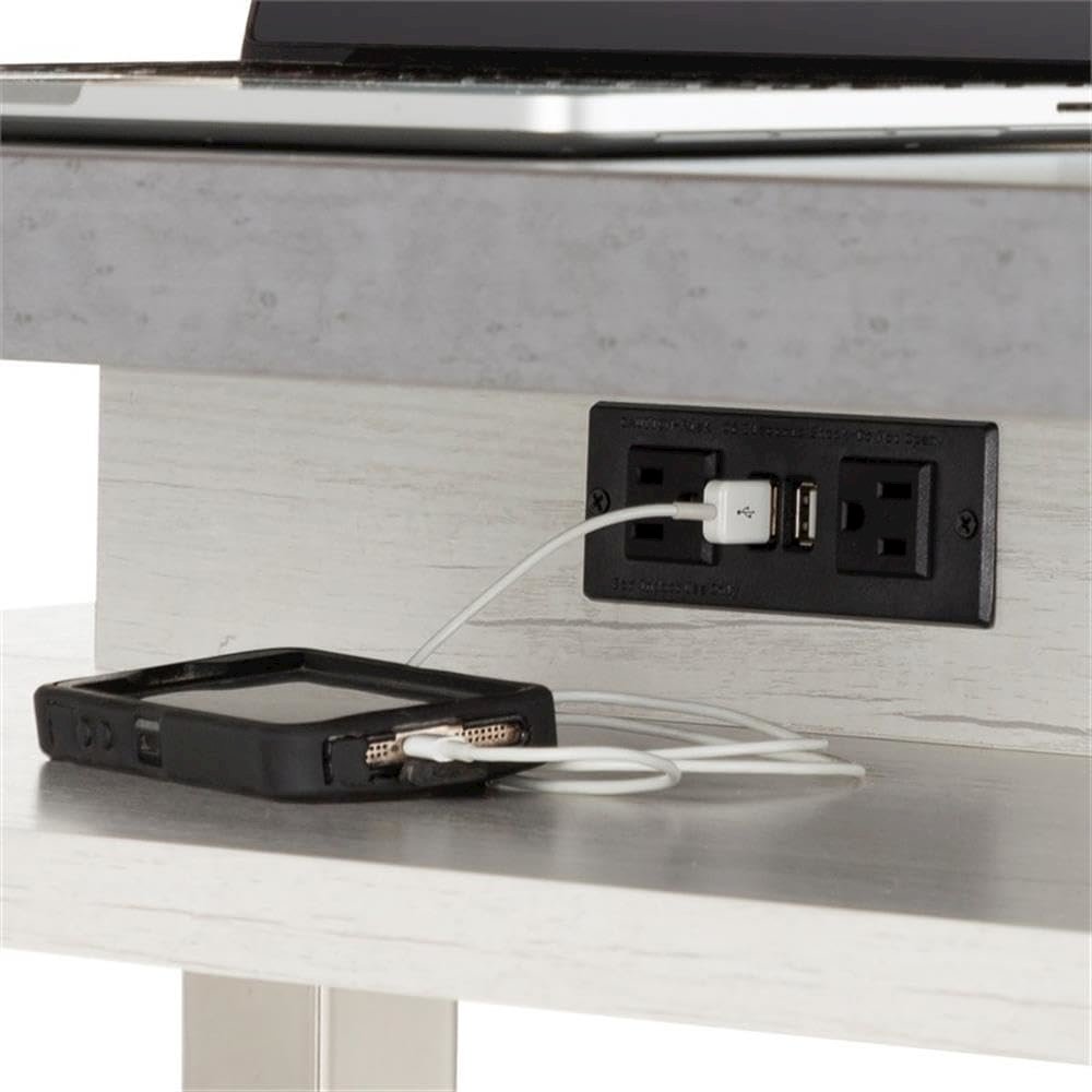 Mirella™ Conference Table, Standing-Height, 12’ Stone Gray. Picture 2