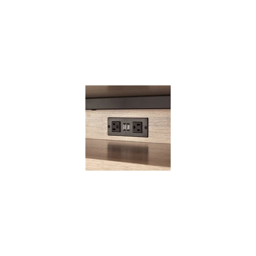 Power Module with 2 Power and 2 USB Outlets Black. Picture 3