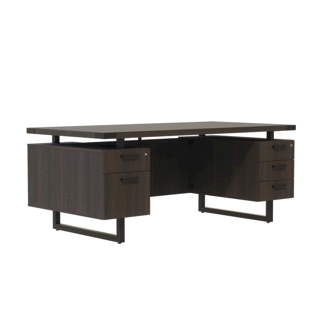 Mirella™ Free Standing Desk, BBB/BF Southern Tobacco. Picture 5