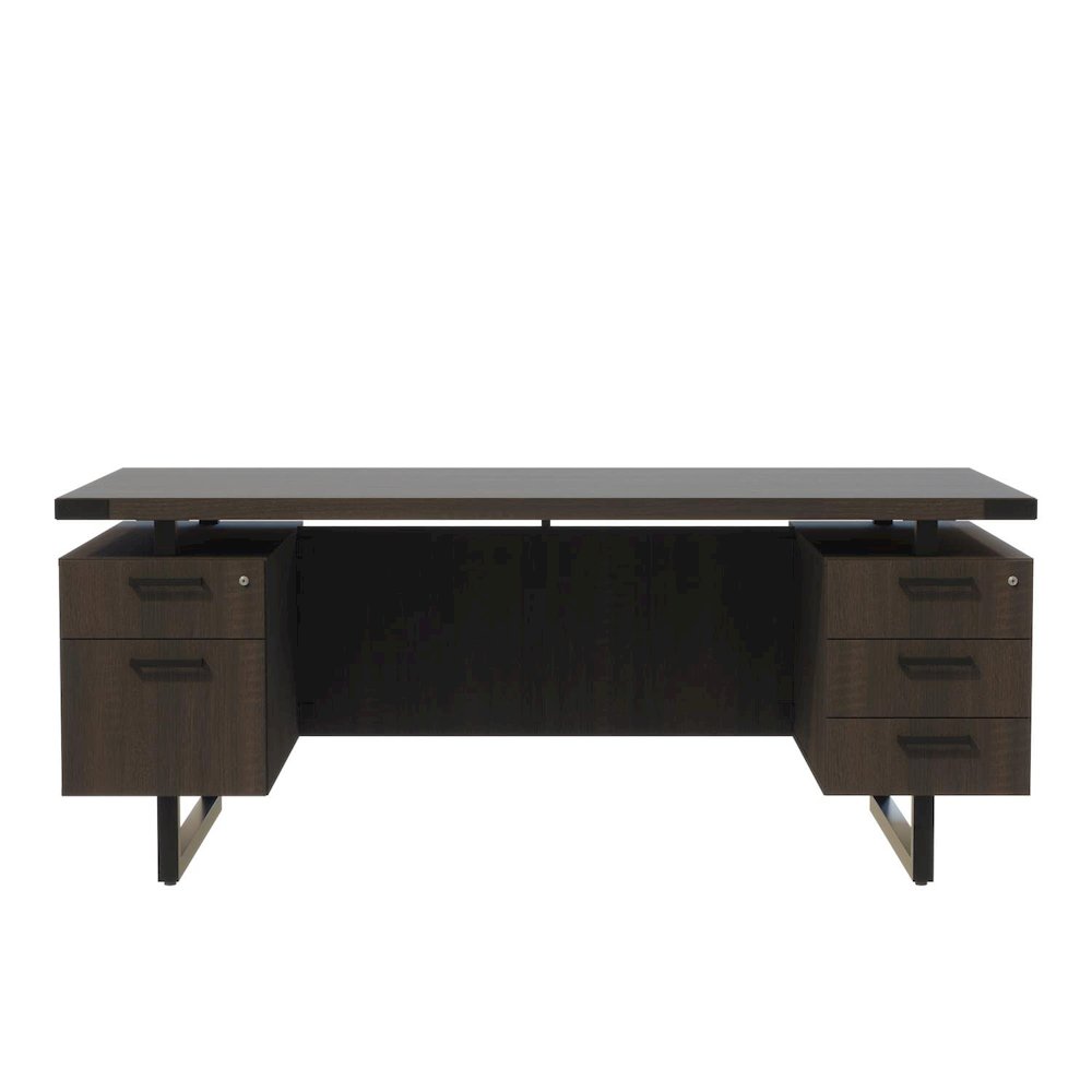 Mirella™ Free Standing Desk, BBB/BF Southern Tobacco. Picture 1