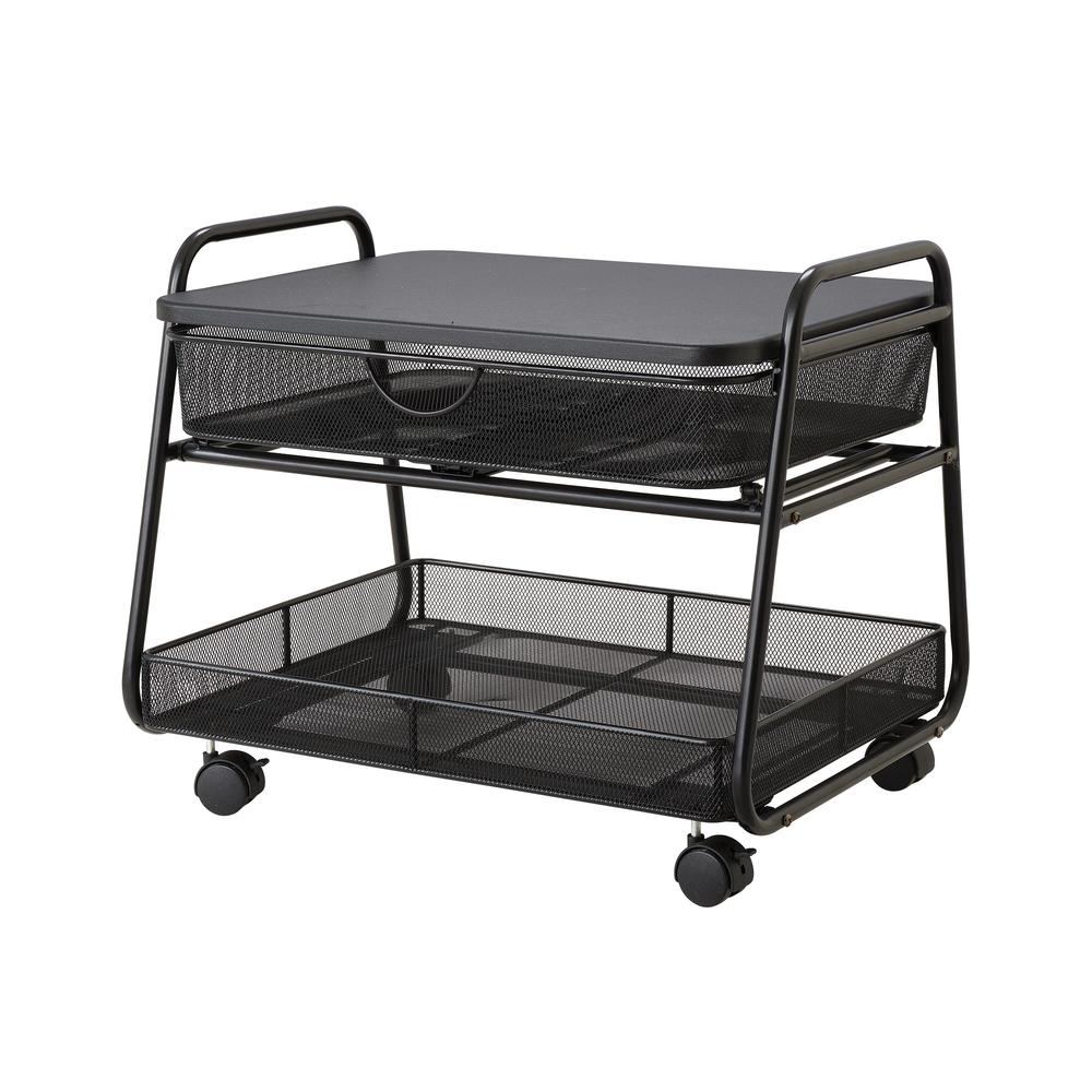 Onyx™ Under-Desk Machine Stand - Black. Picture 1