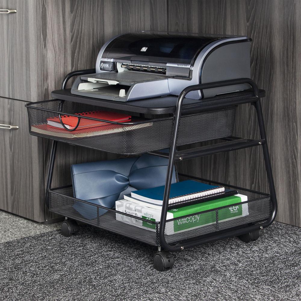Onyx™ Under-Desk Machine Stand - Black. Picture 3