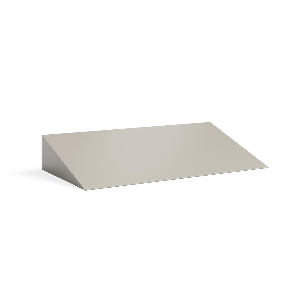 Triple Sloped Metal Locker Hood Addition 36"W x 18"D x 6"H - Tan. Picture 1
