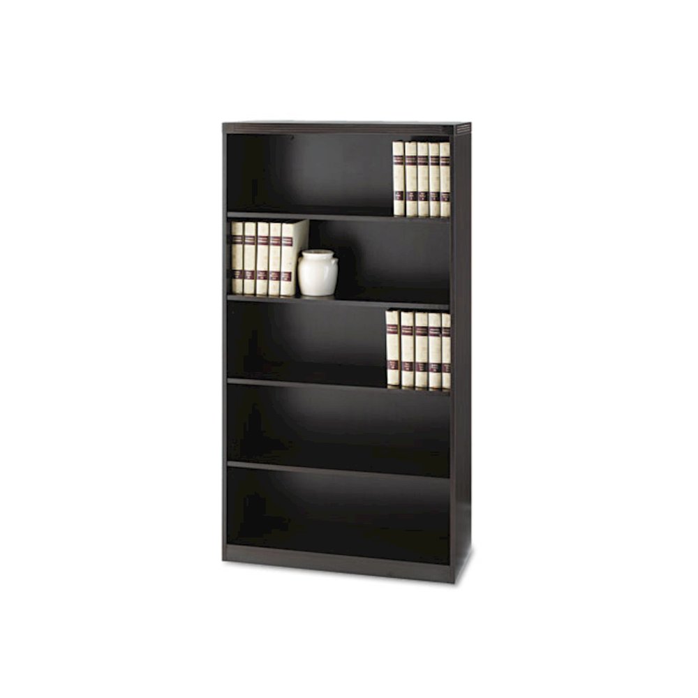 Aberdeen Series Five-Shelf Bookcase, 36w x 15d x 68-3/4h, Mocha. Picture 1