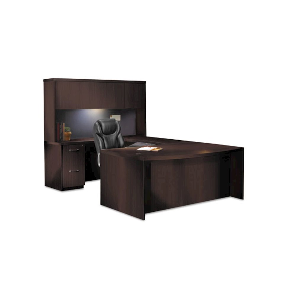 Aberdeen Series Laminate Credenza Shell, 72w x 24d x 29½h, Mocha. Picture 4