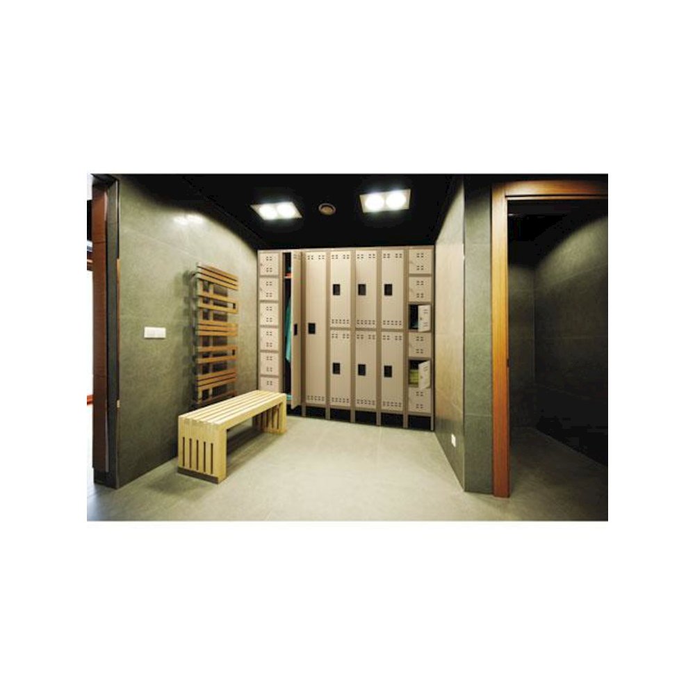 Single-Tier Locker, 12w x 18d x 78h, Two-Tone Tan. Picture 3