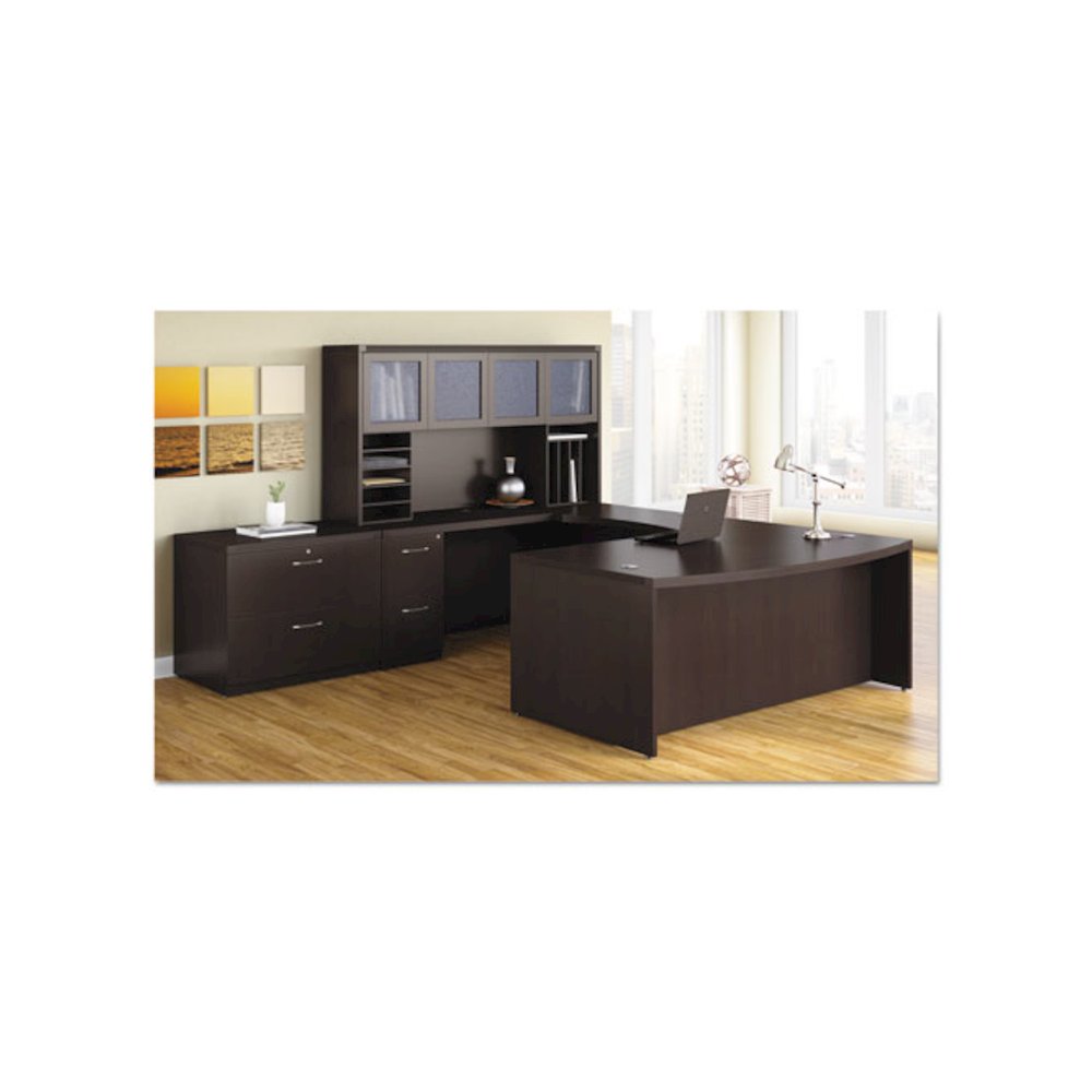 Aberdeen Series File/File Credenza Pedestal, 15¼w x 20d x 27½h, Mocha. Picture 7