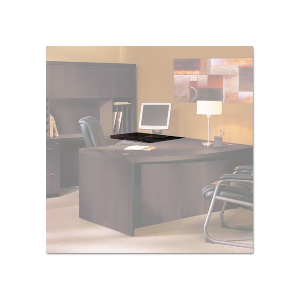 Aberdeen Series Laminate Contour Bridge, 42w x 24d x 29½h, Mocha. Picture 5