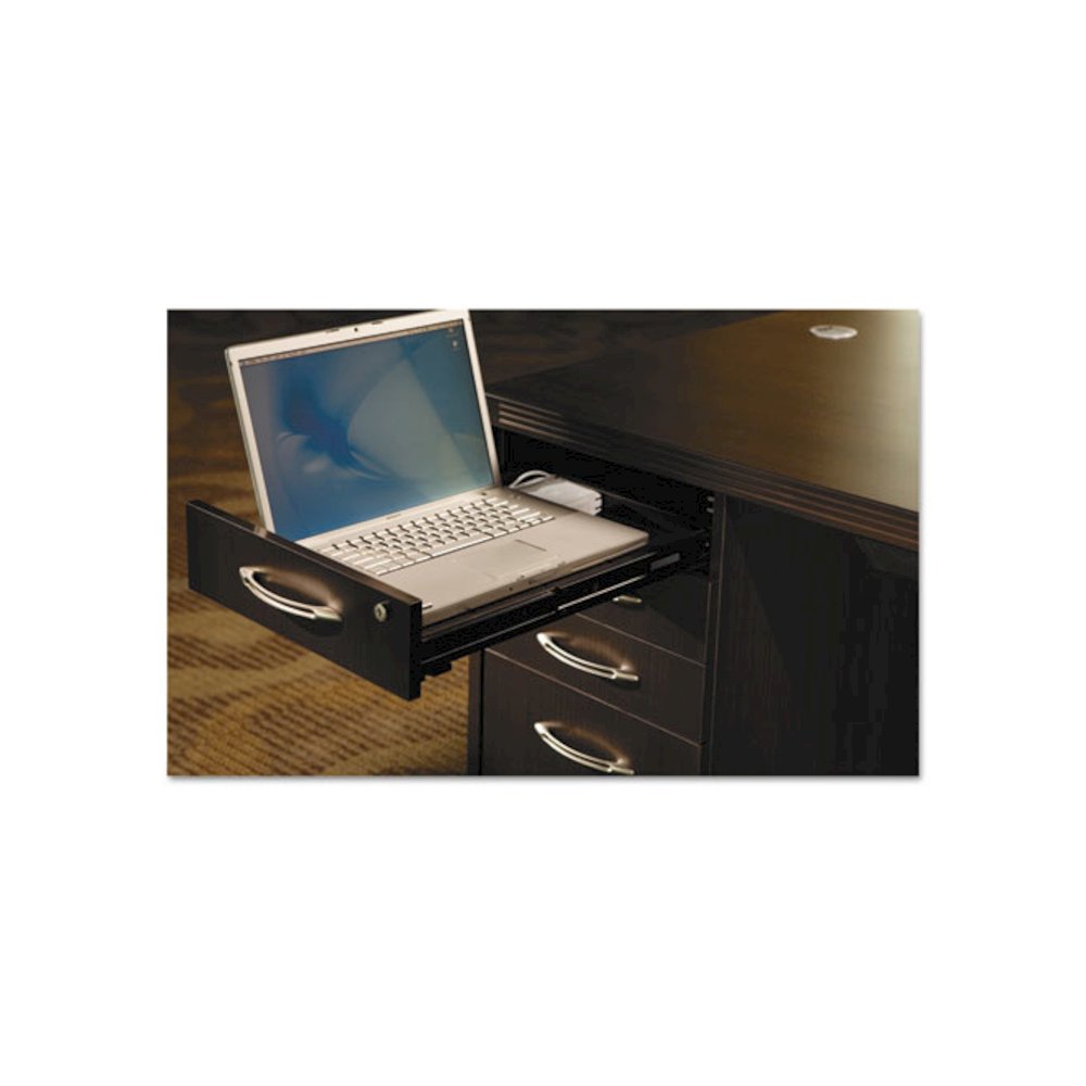 Aberdeen Series Pencil/Box/Box/File Laminate Desk Pedestal, Mocha. Picture 10