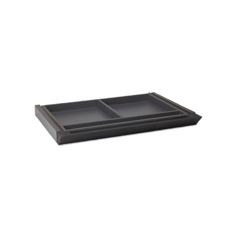Laminate Center Drawer, Aberdeen & Brighton Series, 25w x 18d x 2h, Black. Picture 3