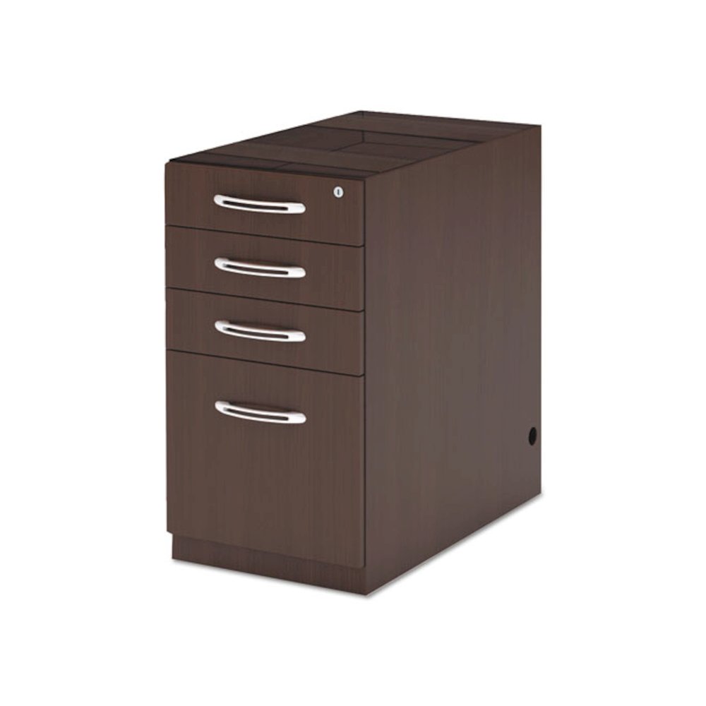 Aberdeen Series Pencil/Box/Box/File Laminate Desk Pedestal, Mocha. Picture 1