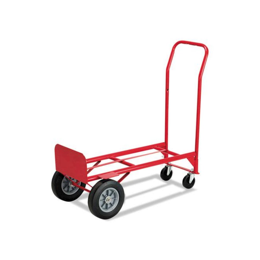 Two-Way Convertible Hand Truck, 500 to 600 lb Capacity, 18 x 51, Red. Picture 2