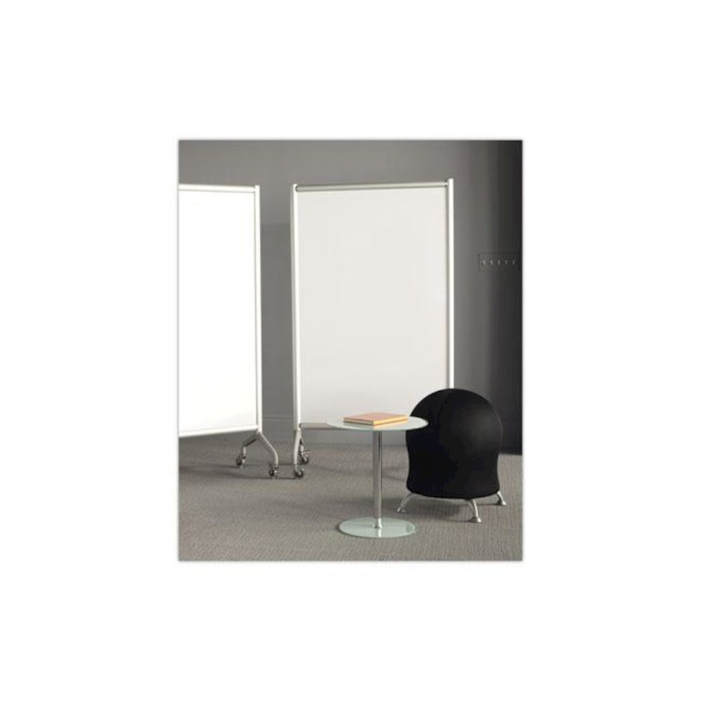 Rumba Whiteboard Collaboration Screen, 36" x 48", White Surface, Powder-Coated Aluminum Frame. Picture 2