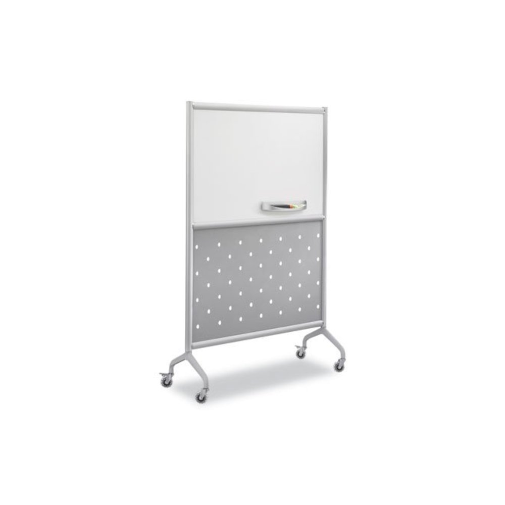 Rumba Whiteboard Collaboration Screen Accessory Tray, 12.25" x 3.5" x 2.25", Silver. Picture 2