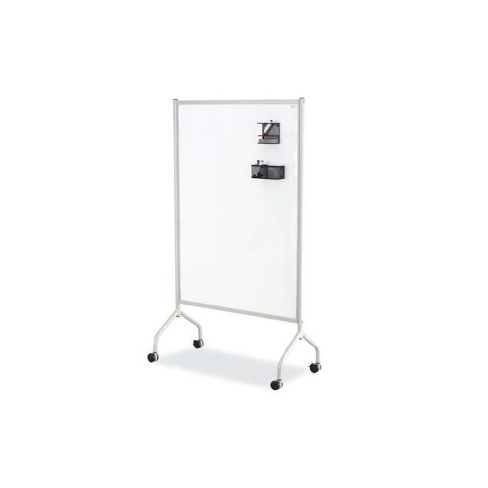 Rumba Whiteboard Collaboration Screen, 36" x 48", White Surface, Powder-Coated Aluminum Frame. Picture 4
