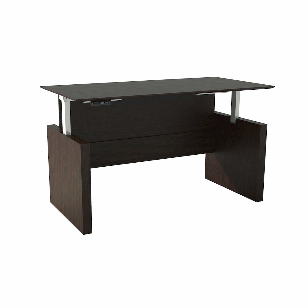 Medina Height-Adjustable 72" Straight Height Adjustable Desk- MNDSHA72LDC. Picture 1