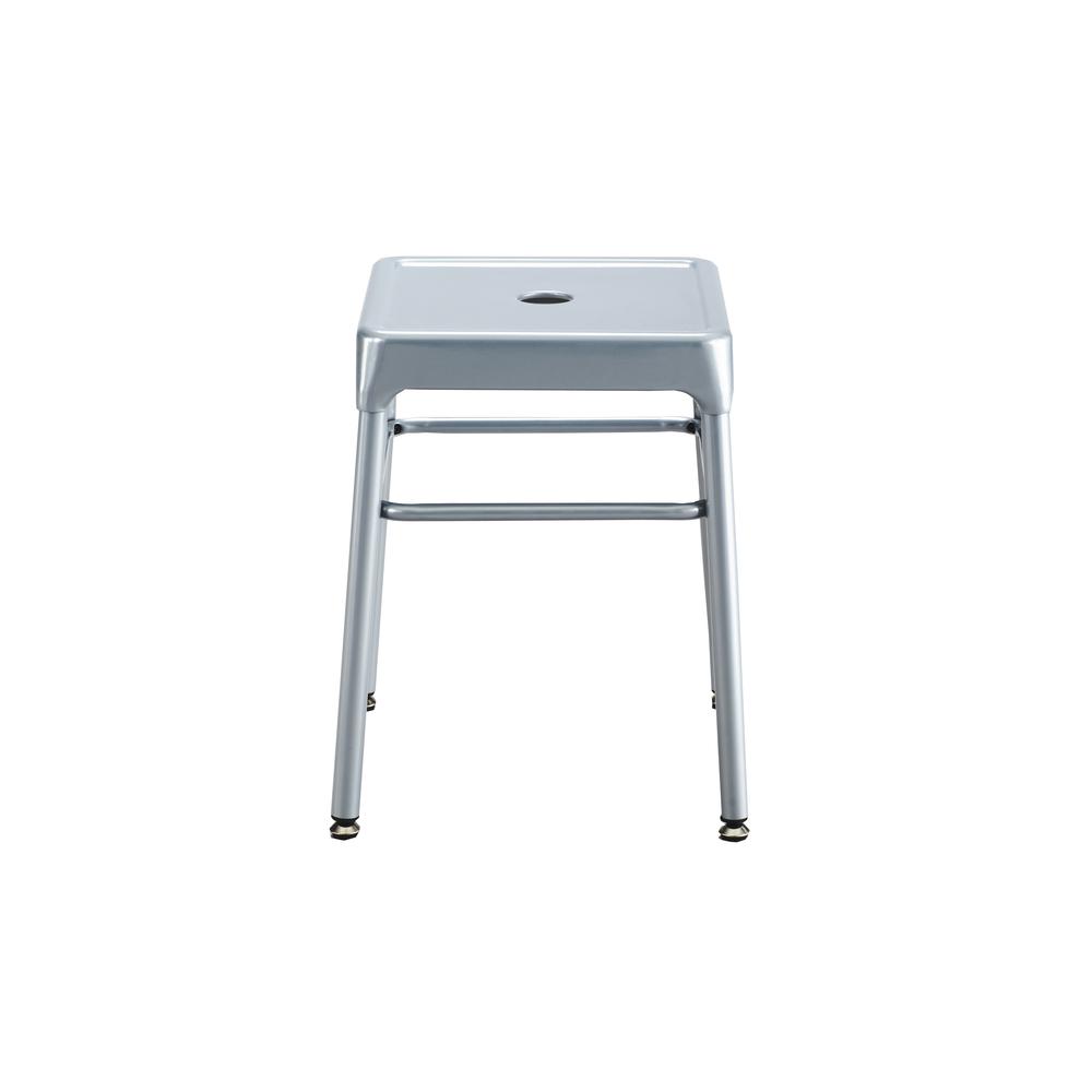 Safco® Steel Guest Stool Silver. Picture 5