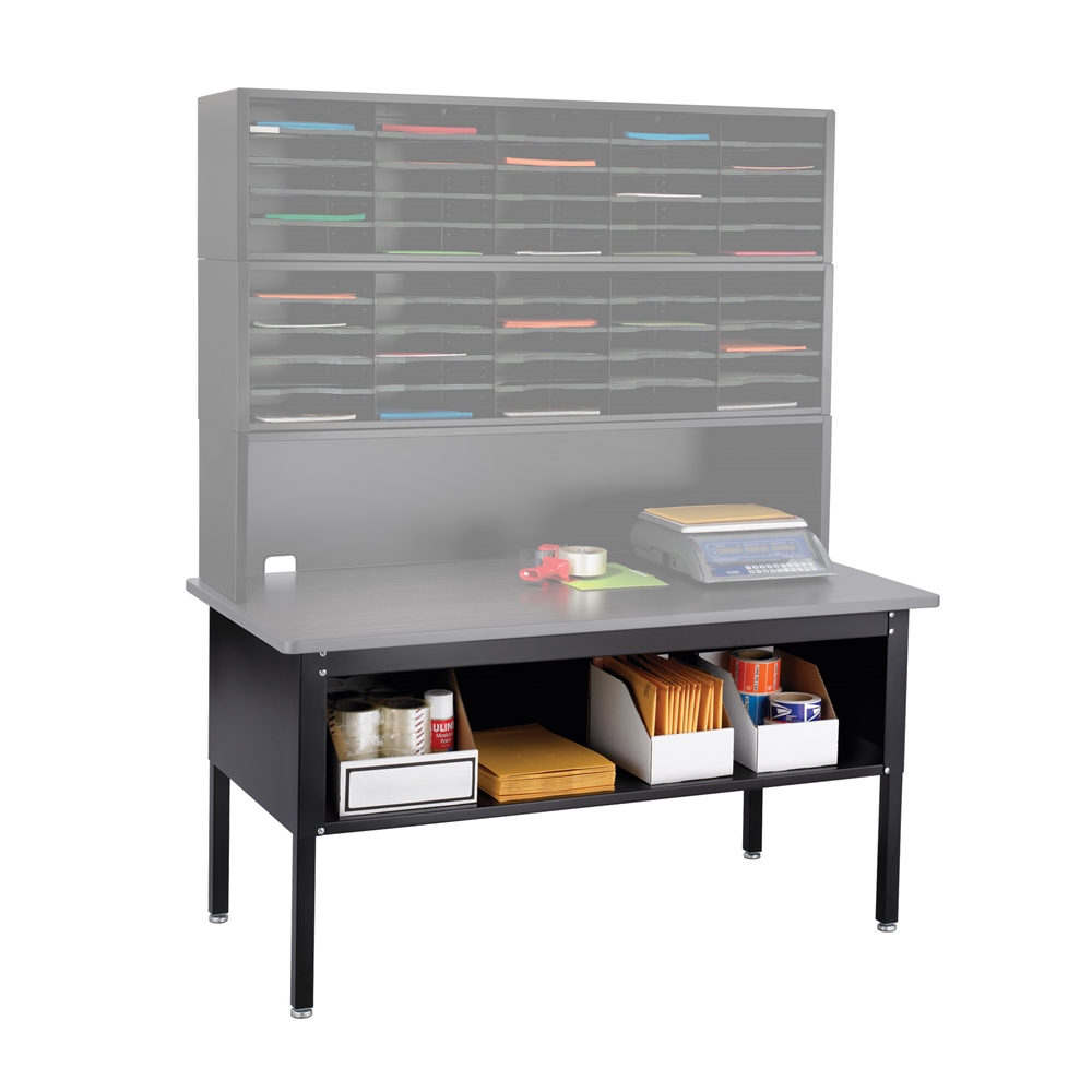 E-Z Sort® Sorting Table Black. Picture 1