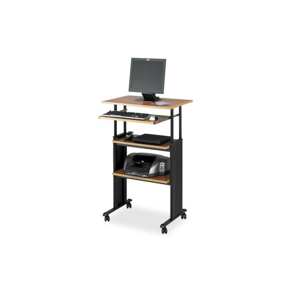 Safco Muv Stand-up Adjustable Height Desk - Rectangle Top - Adjustable Height - 35" to 49". Picture 1