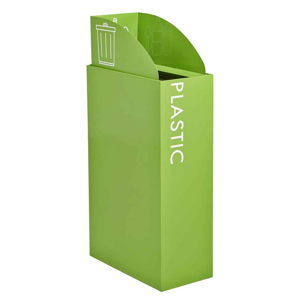 Mixx™ Recycling Center, Rectangular Receptacle, 29 Gallon. Picture 8