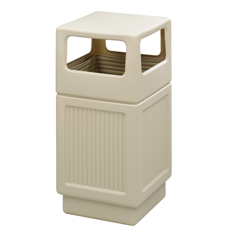 Canmeleon™ Recessed Panel, Side Open, 38 Gallon Tan. Picture 1