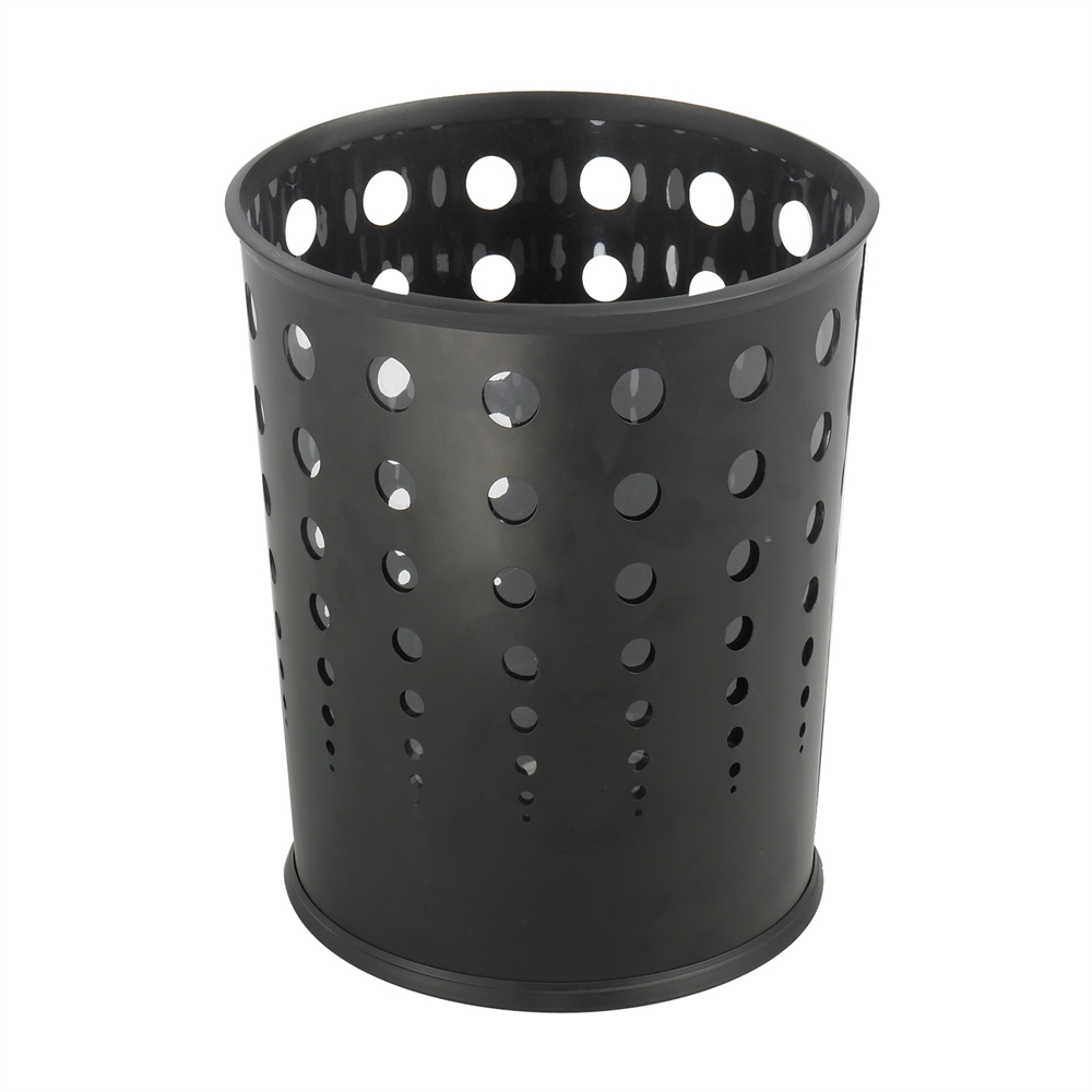 Bubble Wastebasket (Qty. 3) Black. Picture 1