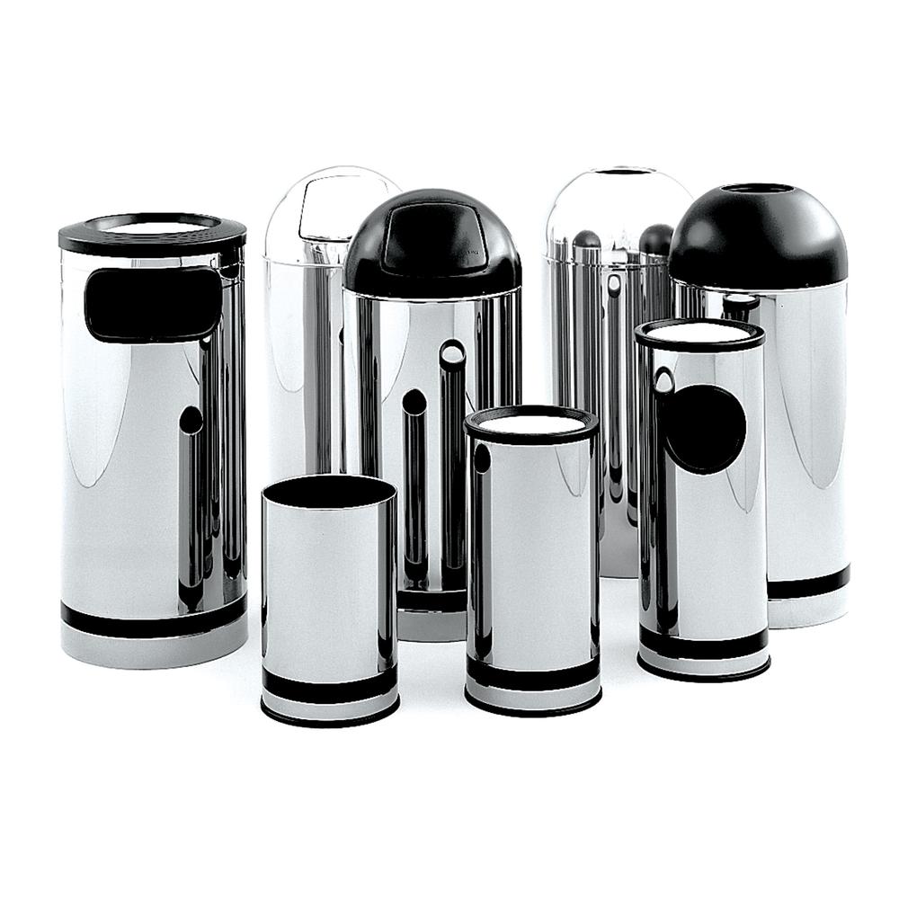 Reflections By Safco® Open Top Dome Receptacle. Picture 1
