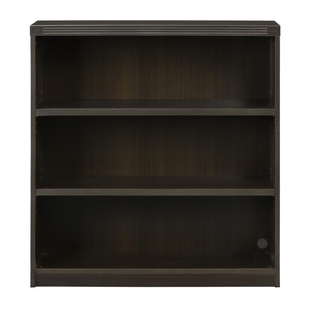 3 Shelf Quarter Round (1 fixed shelf), Mocha. Picture 2