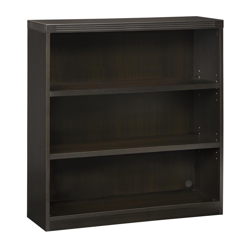 3 Shelf Quarter Round (1 fixed shelf), Mocha. Picture 3