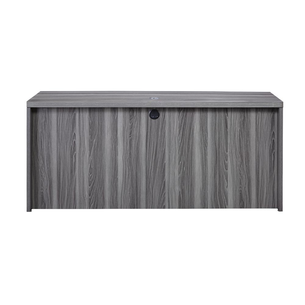 72" Credenza, Gray Steel. Picture 3