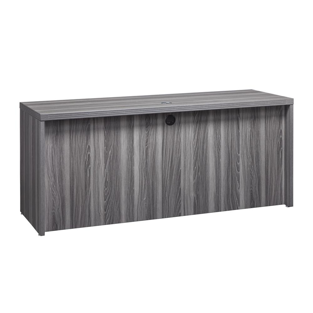 72" Credenza, Gray Steel. Picture 2