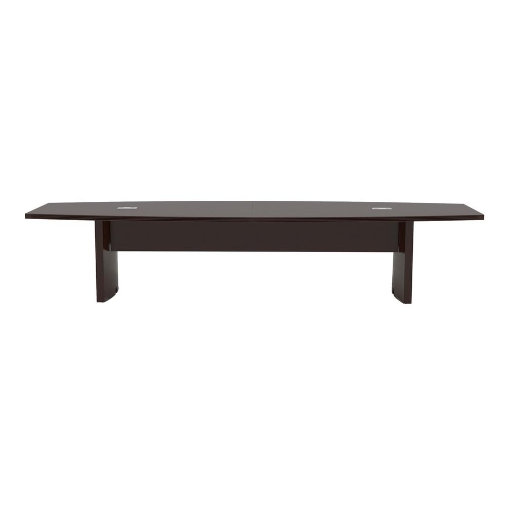 12' Conference Table, Boat Surface, Mocha. Picture 3