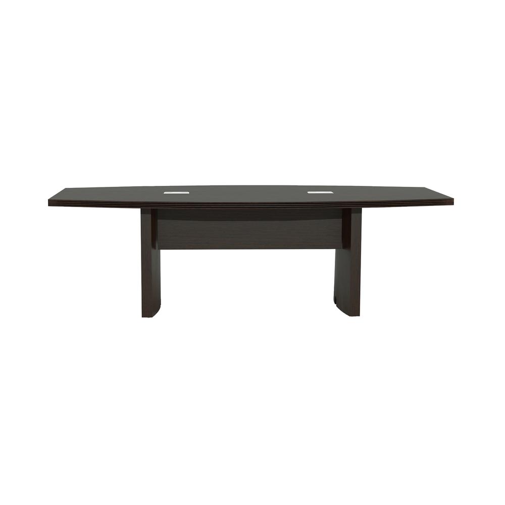 8' Conference Table, Boat Surface, Mocha. Picture 3