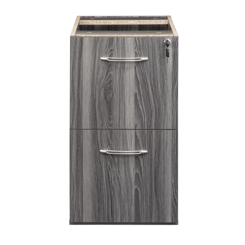 Credenza FF Ped, Gray Steel. Picture 3