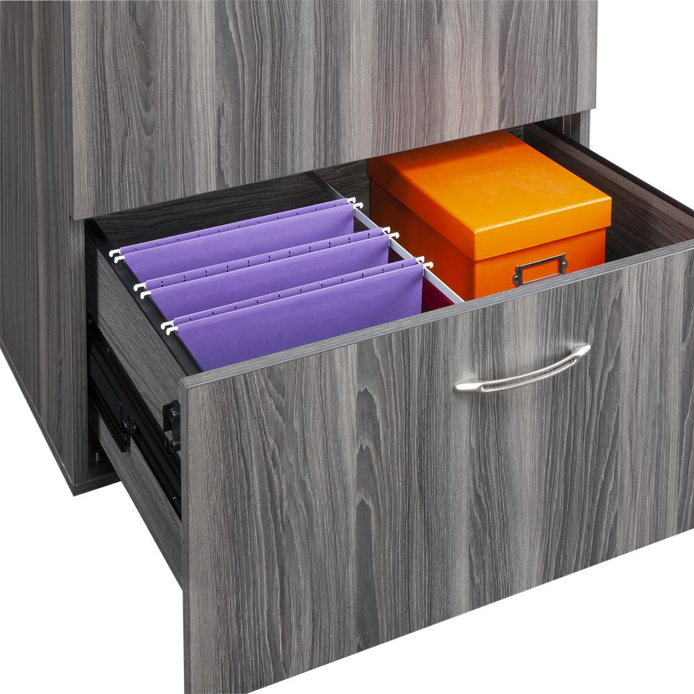 36" Freestanding Lateral File, Gray Steel. Picture 5