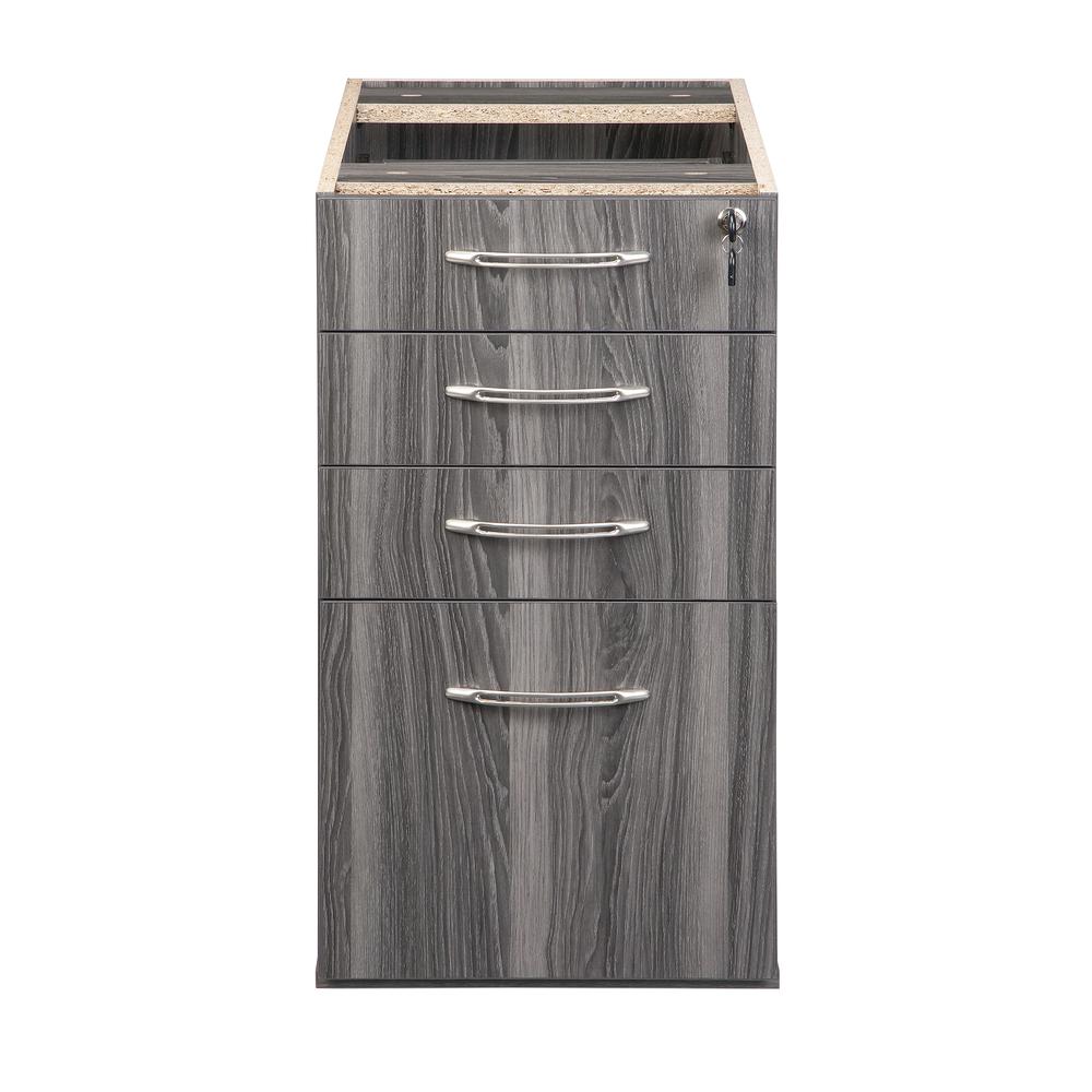 Credenza PBBF Ped, Gray Steel. Picture 3