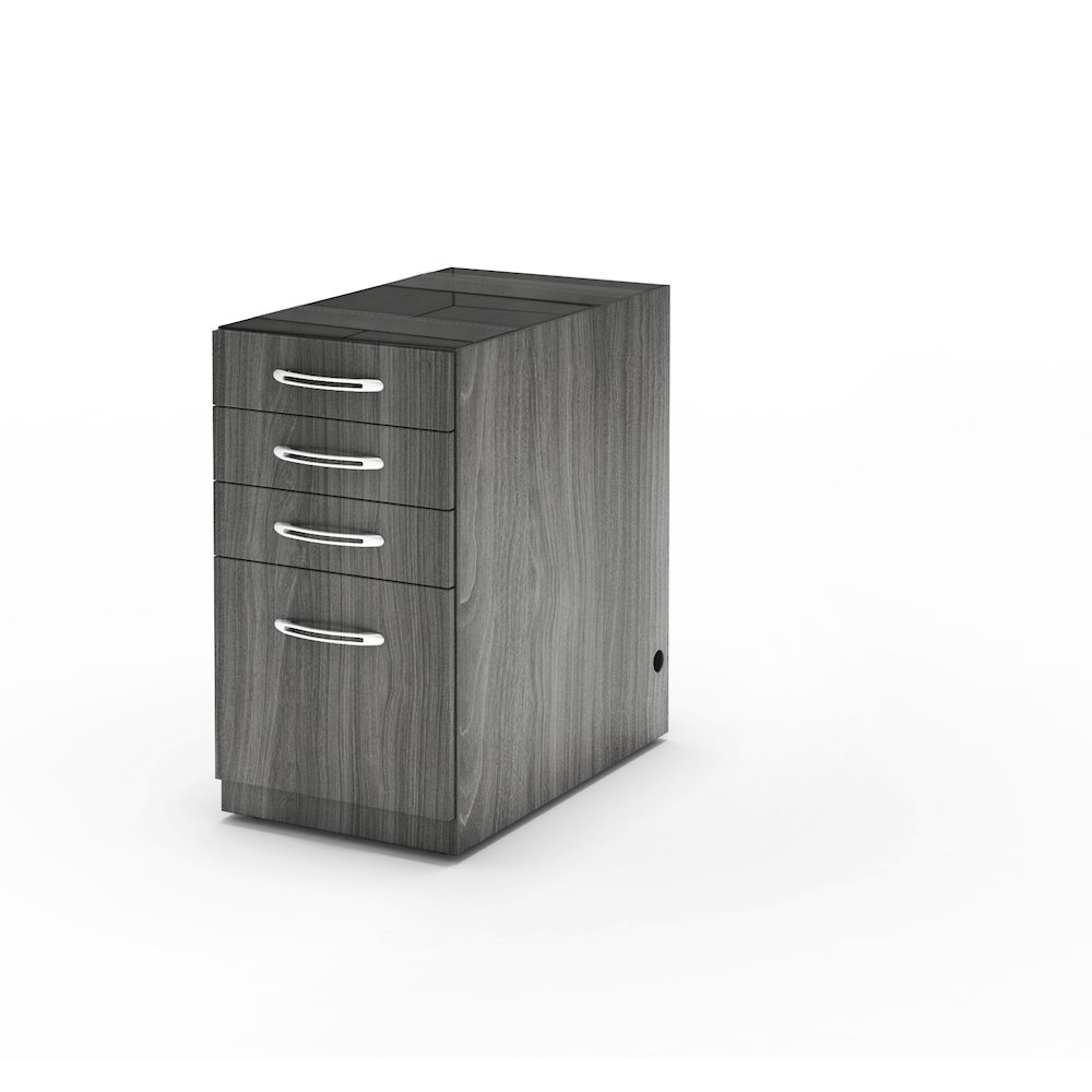 Credenza PBBF Ped, Gray Steel. Picture 1