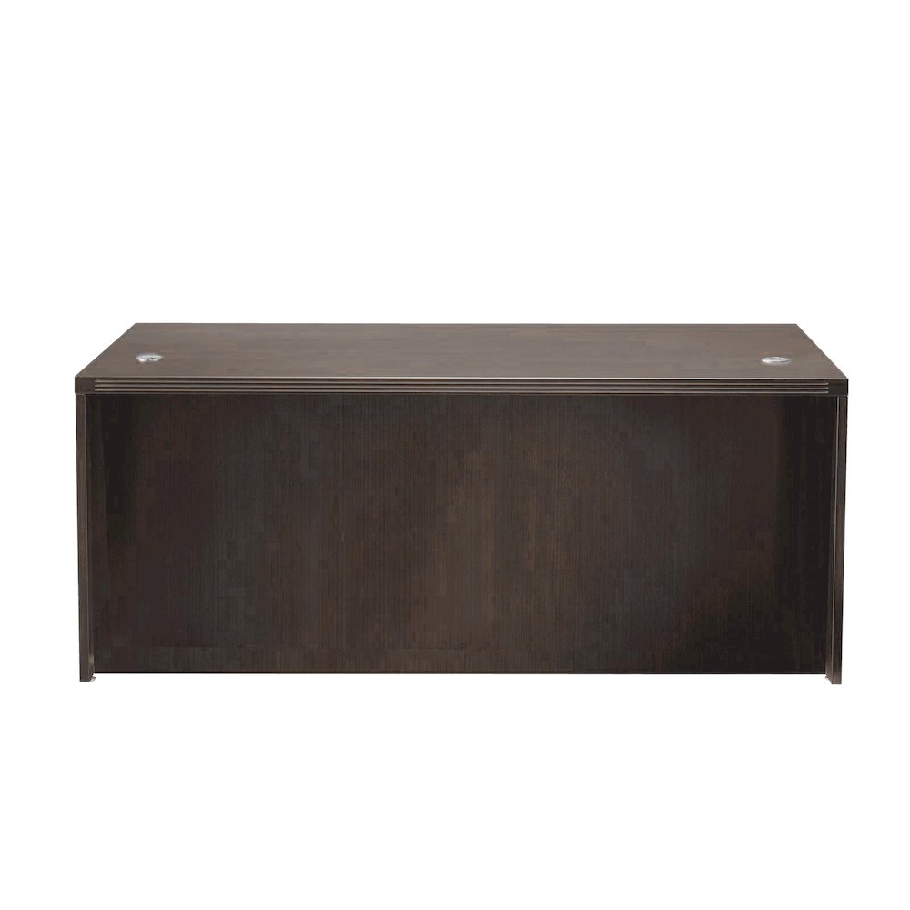 Aberdeen 66" Rectangular Desk, Mocha. Picture 1