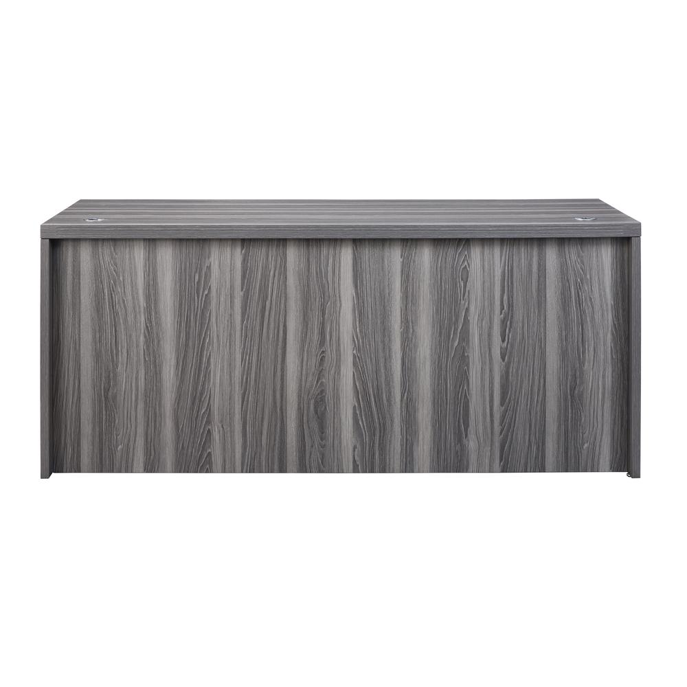 72" Rectangular Conference Desk, Gray Steel. Picture 2