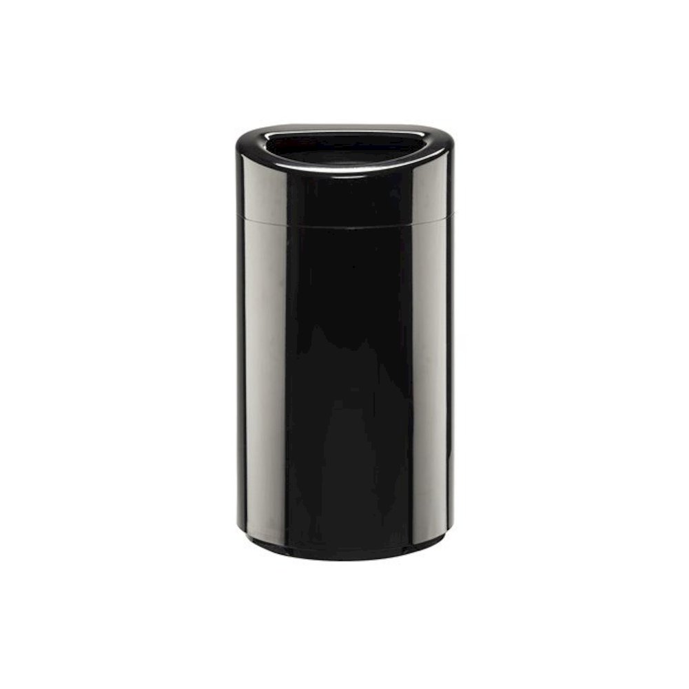 Open Top Receptacle 14 Gallon Black. Picture 1