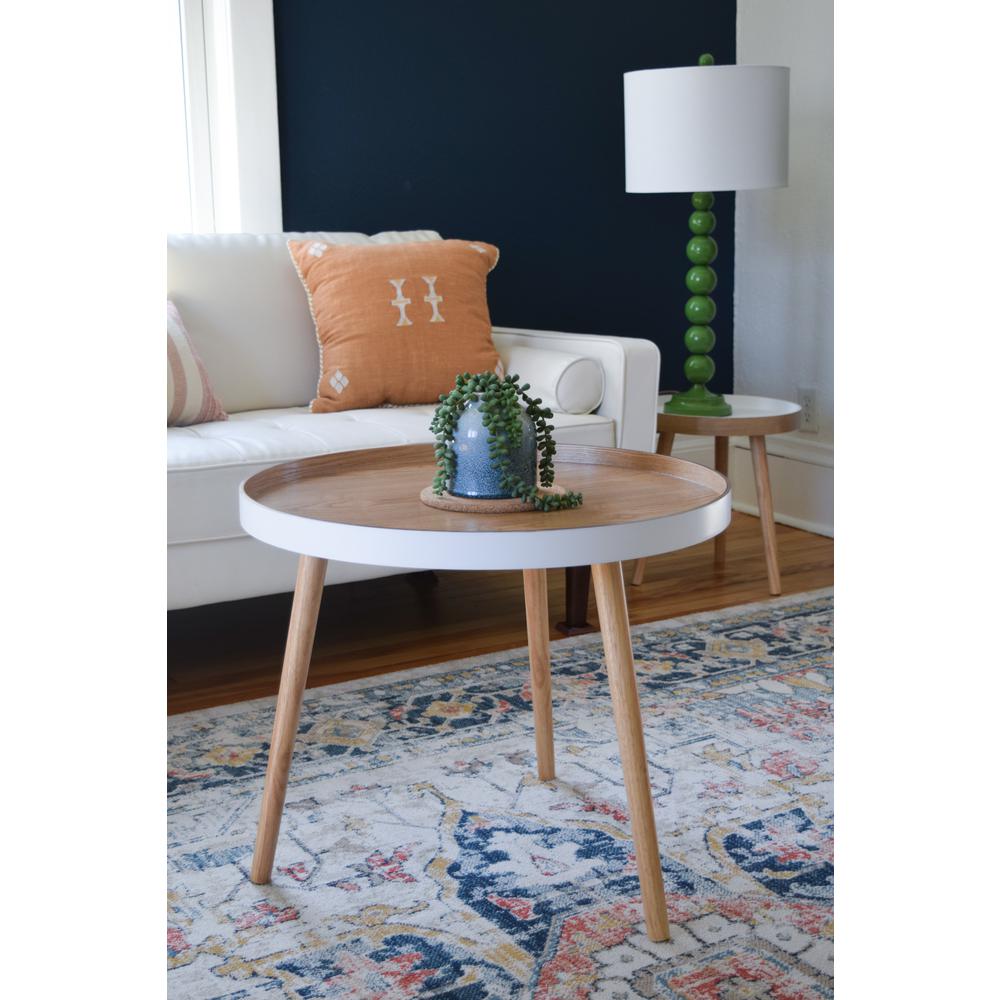 Tucked Round Coffee Table Set. Picture 7