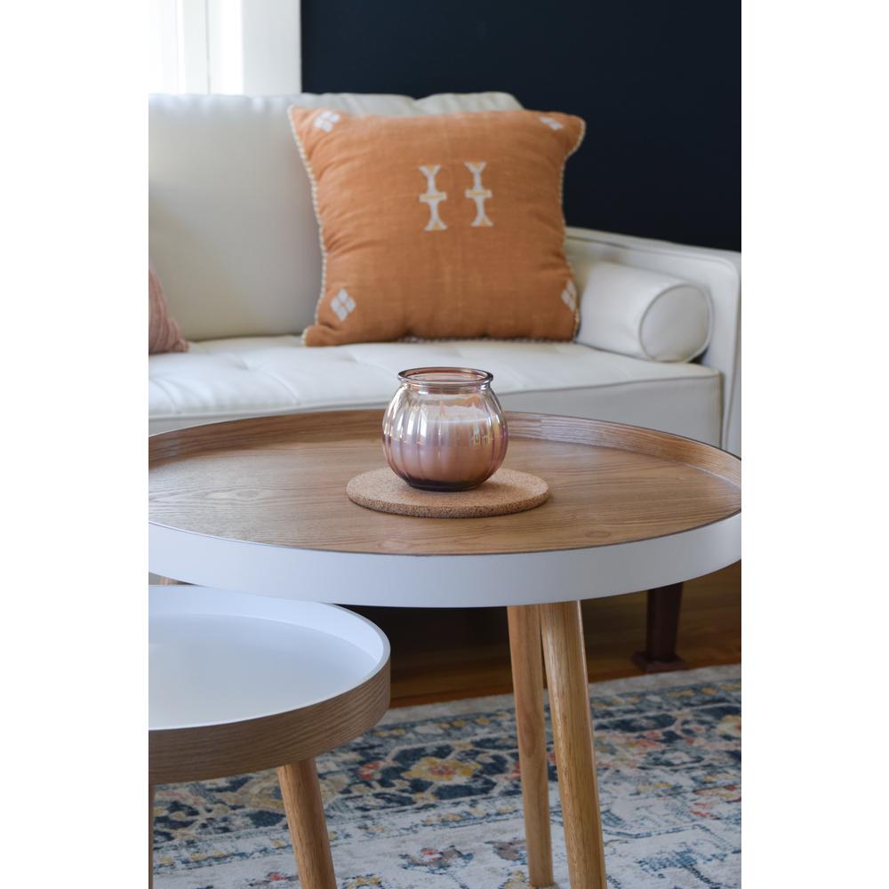 Tucked Round Coffee Table Set. Picture 9