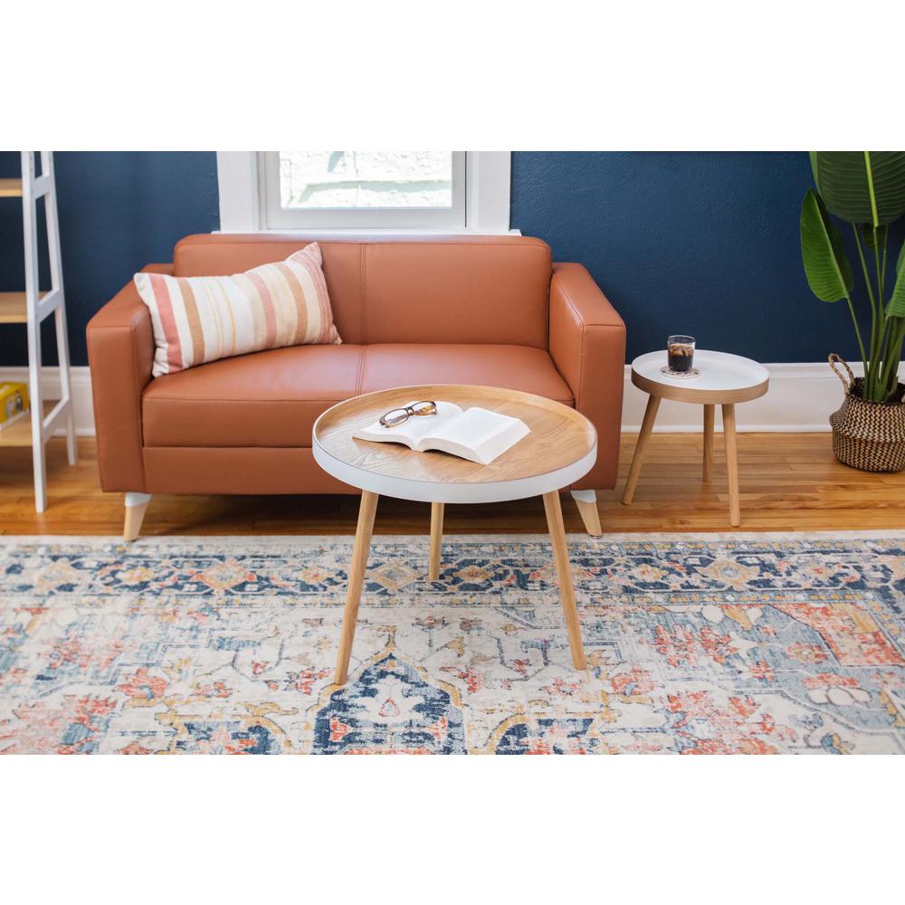 Tucked Round Coffee Table Set. Picture 12