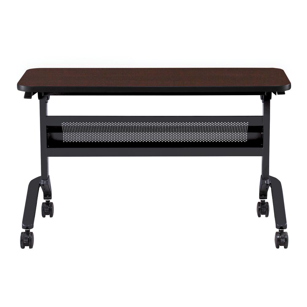 18 x 48" Rectangular Training Table, LPL, Mocha. Picture 2