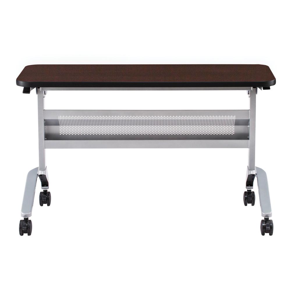 18 x 48" Rectangular Training Table, LPL, Mocha. Picture 2