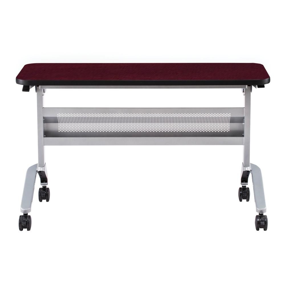 18 x 48" Rectangular Training Table, LPL, RegalMahogany. Picture 2