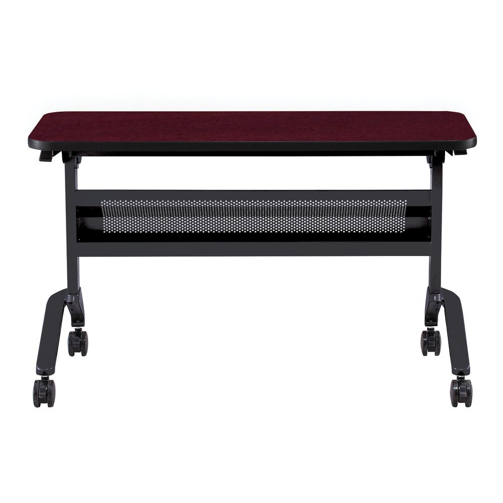 18 x 48" Rectangular Training Table, LPL, RegalMahogany. Picture 2