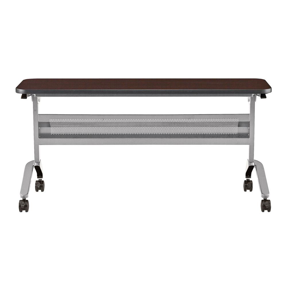 18 x 60" Rectangular Training Table, LPL, Mocha. Picture 2