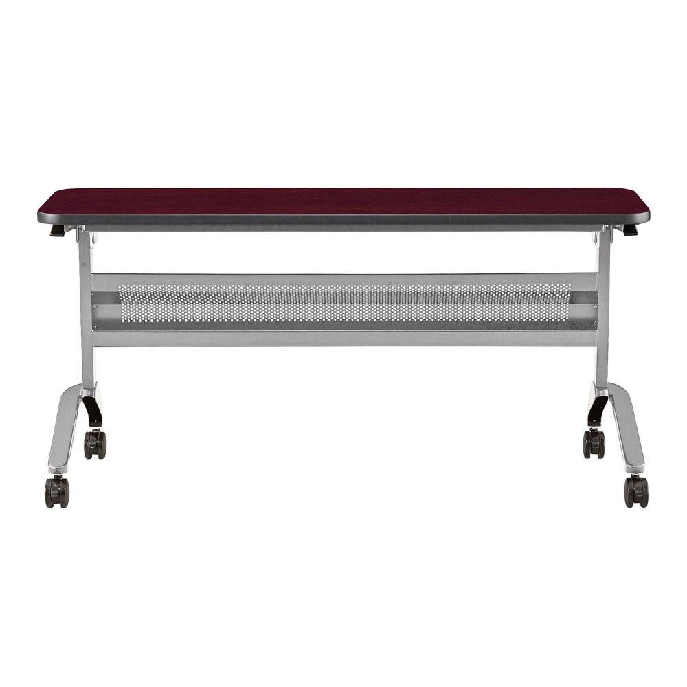 18 x 60" Rectangular Training Table, LPL, RegalMahogany. Picture 2