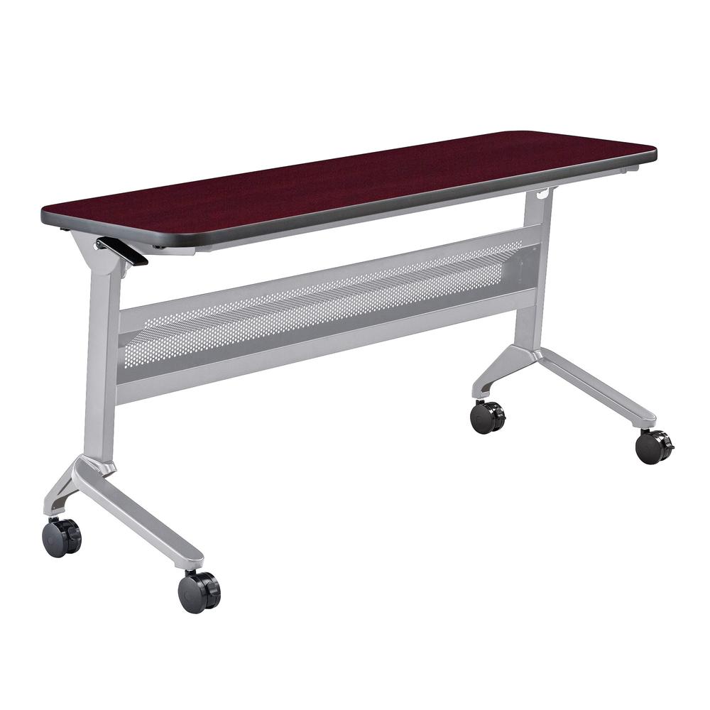 18 x 60" Rectangular Training Table, LPL, RegalMahogany. Picture 1